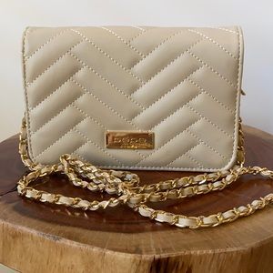 Bebe Los Angeles quilted crossbody bag